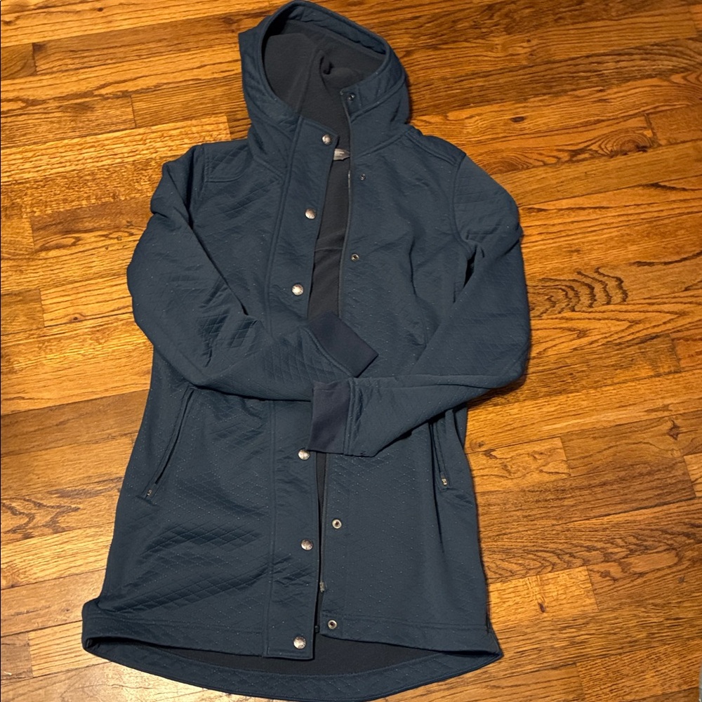The North Face Dark Blue Quilted Jacket Womens